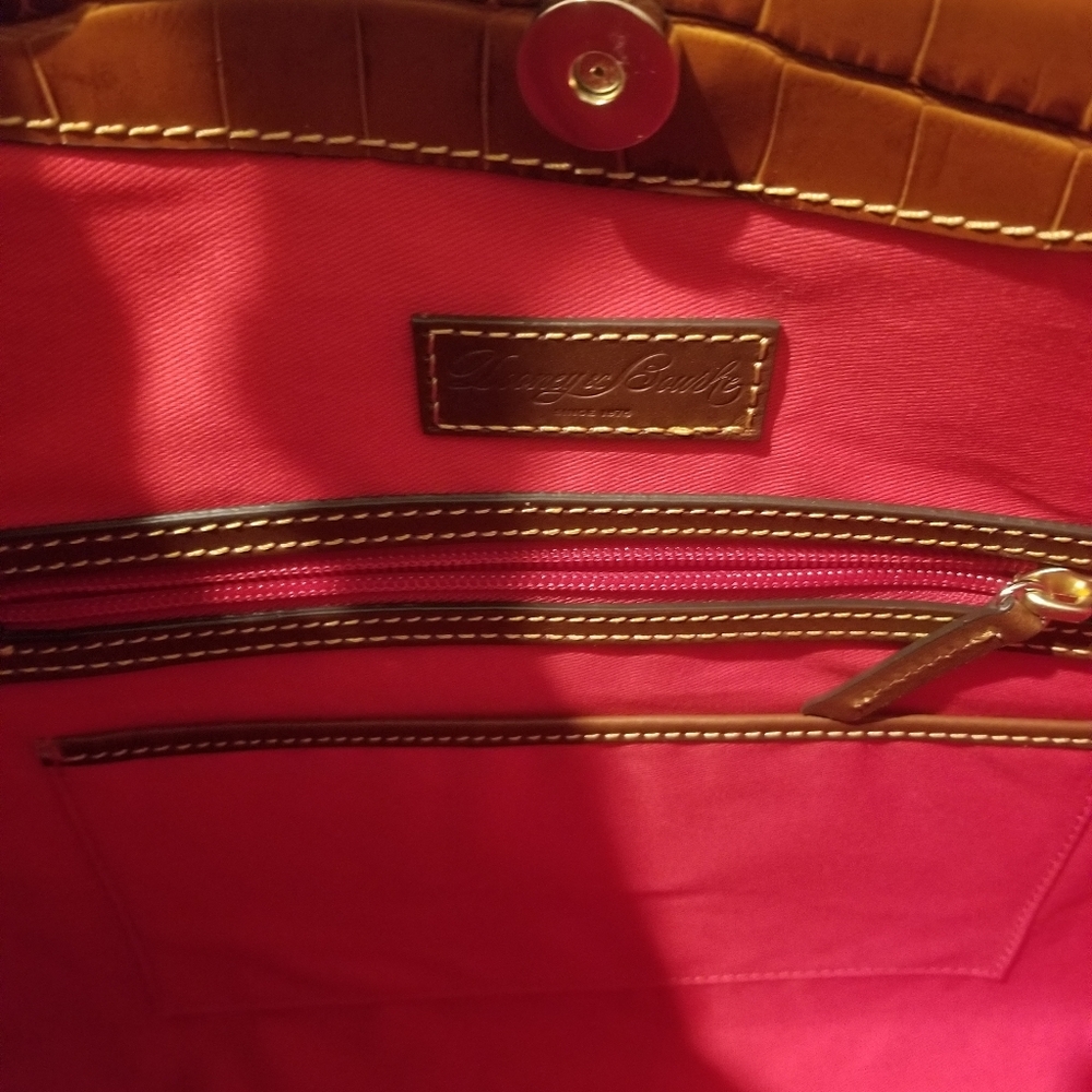 Dooney & Bourke Cooper Croc Hobo Shoulder Bag NWT - Picture 12 of 16